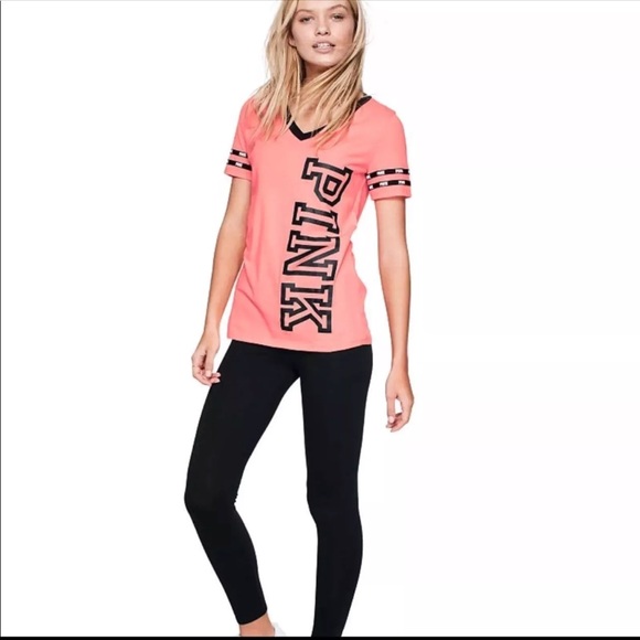 BUNDLE of 2 PINK Perfect V-Neck Shirts - Picture 1 of 4